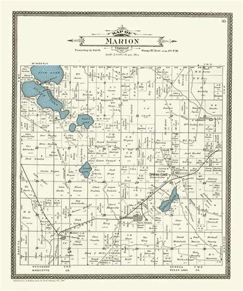 Plat Map Marion - Interior Elements