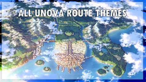 All Pokemon Unova Region Route Themes - YouTube