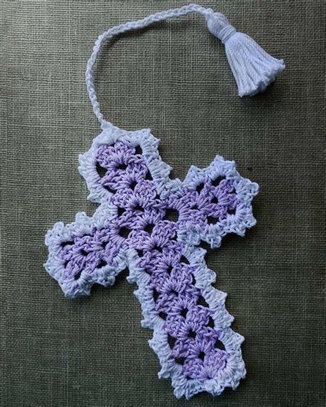 Cross Bookmarks in Thread Crochet Pattern – Maggie's Crochet