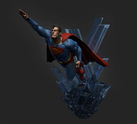 ArtStation - Unreleased Superman Statue