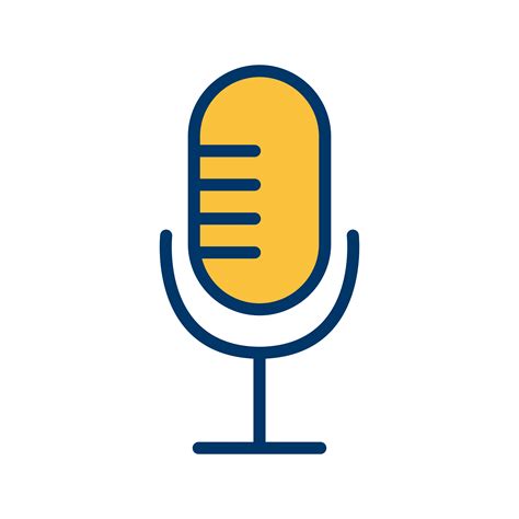 Microphone Icon Vector Illustration 422921 Vector Art at Vecteezy