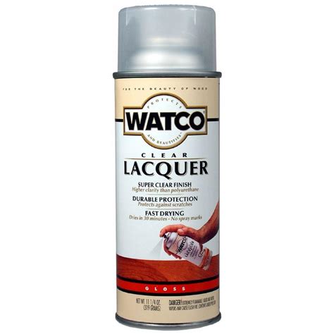 Watco 11.25 oz. Clear Gloss Lacquer Wood Finish Spray (6-Pack)-63081 - The Home Depot