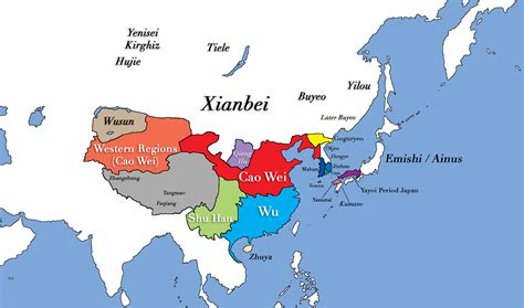 Three Kingdoms Period of China and the Rise of Xianbei in the year 229 ...