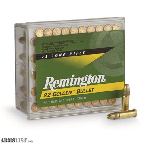 ARMSLIST - For Sale: .22 Long Rifle Remington Ammo