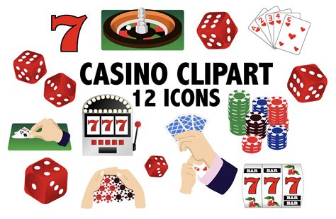 CASINO CLIPART Card Games and Printable Gambling Icons - Etsy