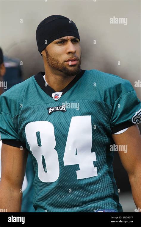 Philadelphia Eagles' Hank Baskett at the NFL football team's training camp at Lehigh University ...