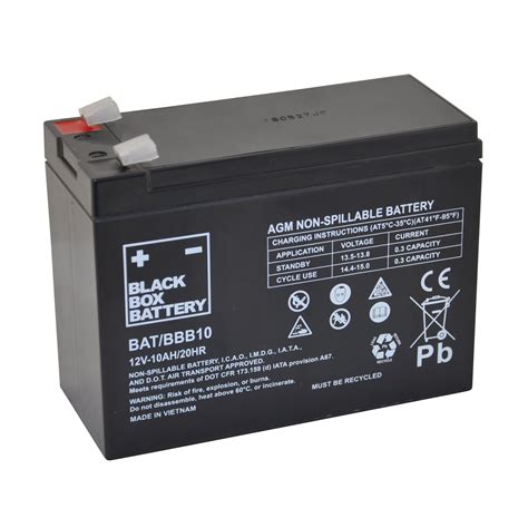 10Ah Black Box AGM Battery | Mobility for You