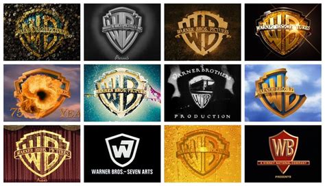 Linked: Warner Bros. Logo Evolution (With images) | Logo evolution ...