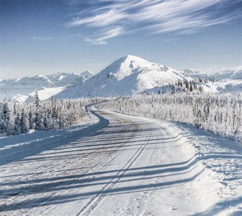 Snowy Mountain Road Stock Photos, Pictures & Royalty-Free Images - iStock