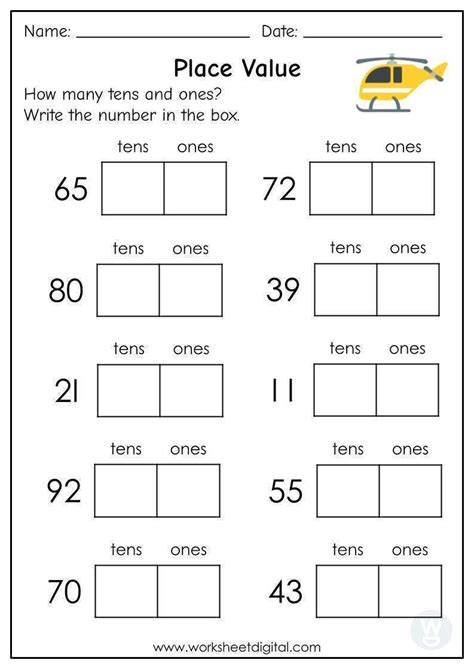 Hundreds Tens And Ones Worksheet Have Fun Teaching | ubicaciondepersonas.cdmx.gob.mx