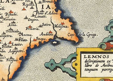 Old Map of Cyprus 1573 Vintage Map Wall Map Print - VINTAGE MAPS AND PRINTS