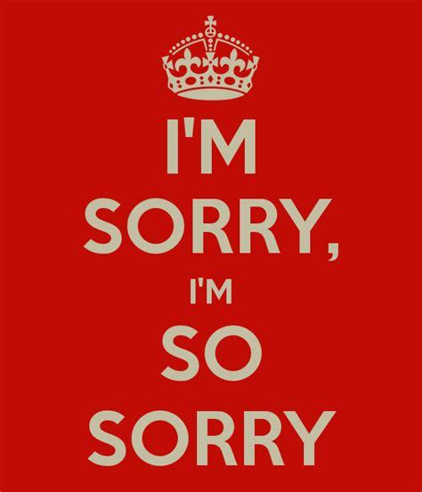 I Am Sorry Wallpaper - WallpaperSafari