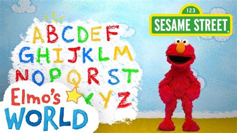 Sesame Street: Alphabet | Elmo's World | Elmo world, Sesame street, Kids songs