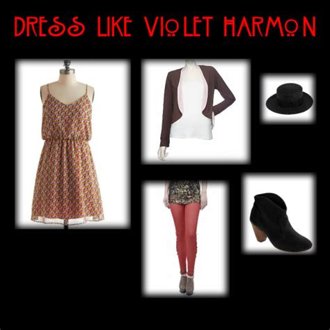 violet harmon style on Tumblr