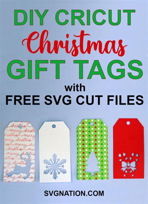 Christmas Gift Tags - Free SVG Files