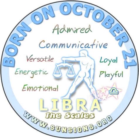 October 21 Zodiac Horoscope Birthday Personality - SunSigns.Org