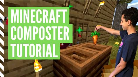 How To Make A COMPOSTER In Minecraft (And USE It) - YouTube