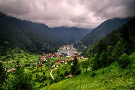 Uzungol Trabzon View in Turkey Stock Image - Image of homes, outdoors ...