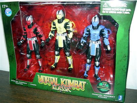 Mortal Kombat Klassic 3-Pack Action Figures Jazwares