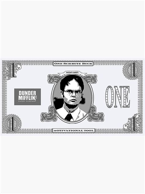 "Schrute Bucks - The Office" Sticker for Sale by AwfulArt | Redbubble