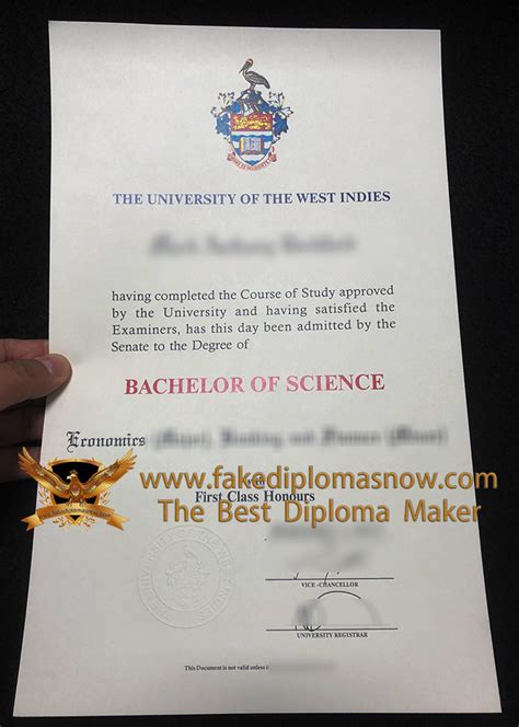 Where to buy a realistic University of the West Indies diploma?