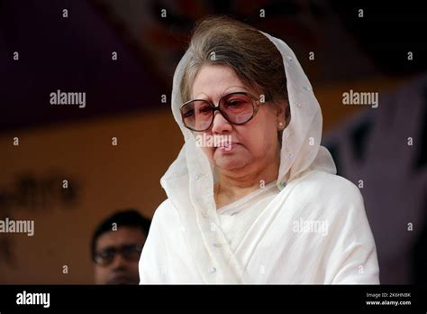 Dhaka, Bangladesh - November 28, 2012: Former Prime Minister and BNP ...