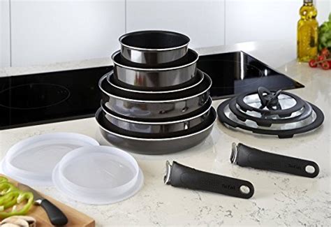 Tefal (T-Fal) Ingenio 13 Piece Induction Pan Set with Detachable Handles - Buy Online in UAE ...