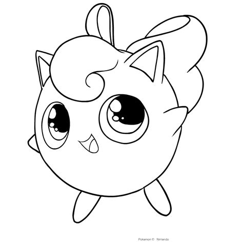 Pokemon Coloring Pages Jigglypuff ~ Jigglypuff From Pokemon Coloring ...