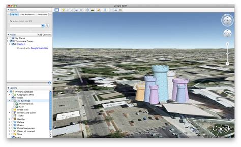 Hiding individual 3D buildings in Google Earth | Sketchup