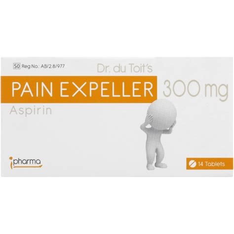 Dr. Du Toits Pain Expeller 300mg 14s - Clicks