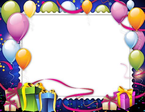 Frame Birthday Balloons Free Clipart HD Transparent HQ PNG Download ...