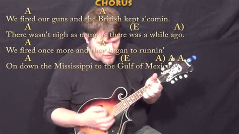 Battle of New Orleans - Mandolin Cover Lesson with Chords/Lyrics - YouTube