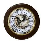 RoyalsCart Wooden Polished Analog Wall Clock for Home, Office, School ...