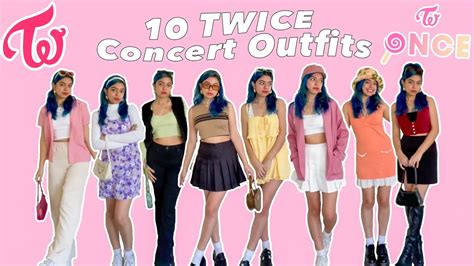 10 TWICE CONCERT OUTFITS ♡ - YouTube