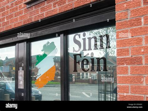 Sinn Fein Headquarters on the Falls Road in Belfast Northern Ireland Stock Photo - Alamy