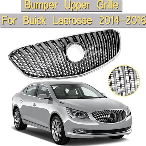 Front Bumper Upper Grille For Buick Lacrosse 2014-2016 Front Hood Bumper Upper Grille Grill ...