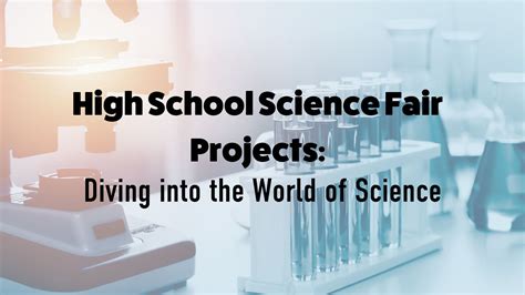 High School Science Fair Projects: Diving into the World of Science — Inspirit AI