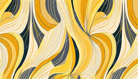 Premium Photo | Yellow patterns background Generative Ai