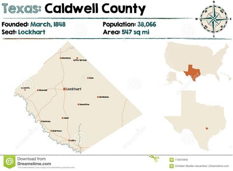 Caldwell Texas Map - Printable Maps