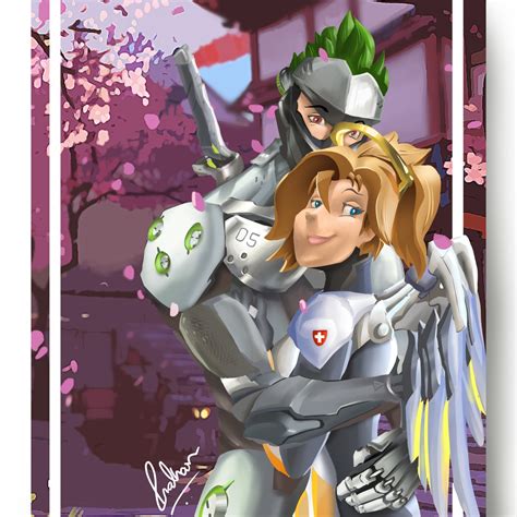 Genji And Mercy | Domestika