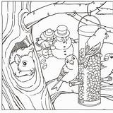 Cute Winter Coloring Pages At GetColoringscom  Free Printable sketch template