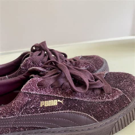 Puma creepers suede purple. Size euro40.5 us... - Depop