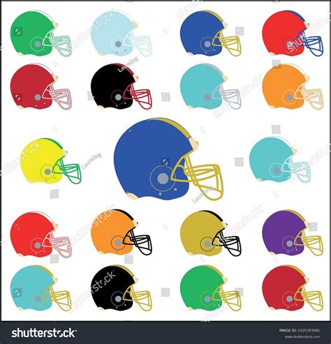 Nfl Team Helmets Clipart