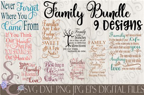 Family Bundle SVG Set By SecretExpressionsSVG | TheHungryJPEG