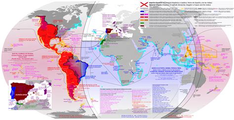 Anachronous Map of the Spanish Empire [2000x1027] : MapPorn