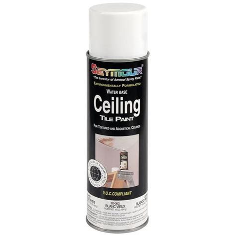 Seymour of Sycamore 20-52 16 oz Ceiling Tile Paint, Old Ceiling White- Pack of 12 - Walmart.com ...