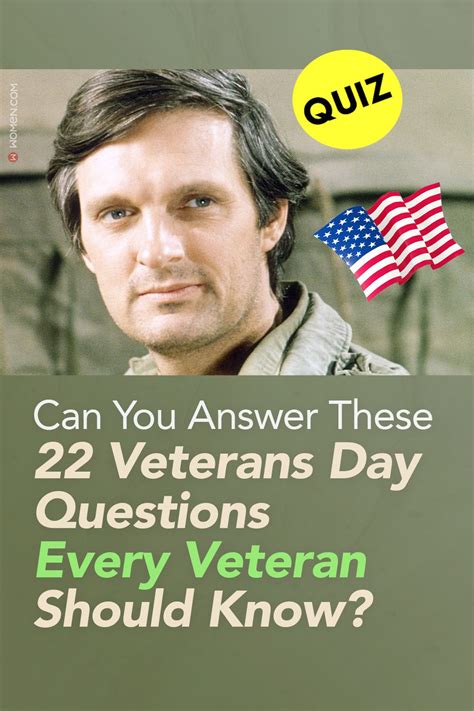 Quiz: Can You Answer These 22 Veterans Day Qs Every Veteran Should Know? | Veterans day, Quiz ...