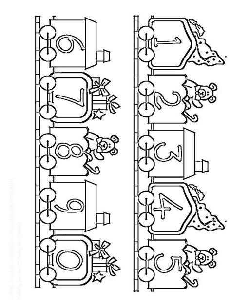 123 Numbers coloring pages