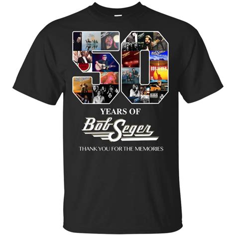 50 Years Of Bob Seger Shirt Idea For Fan T Shirt For 4359 | Jznovelty