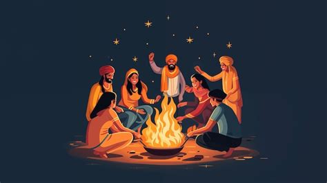 Lohri celebration in india | AI-generated image